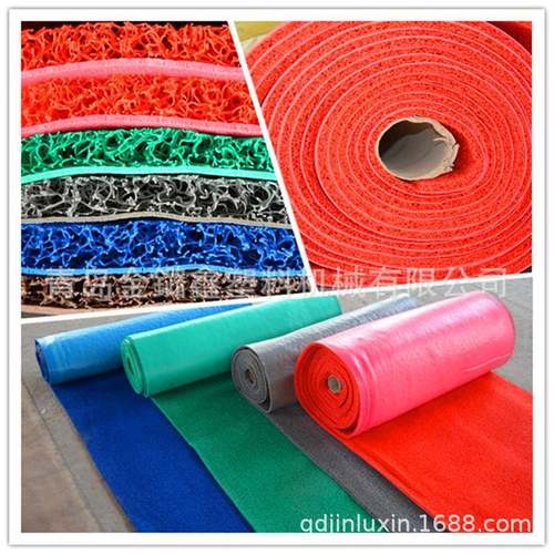 pvc大红防滑垫可裁剪加厚丝圈地垫门垫脚垫进门楼梯门口室外地毯