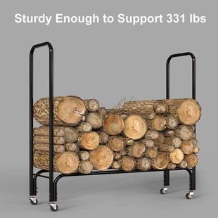 铁艺柴火架直销柴火堆放架木材架壁炉用具欧美木材收纳架