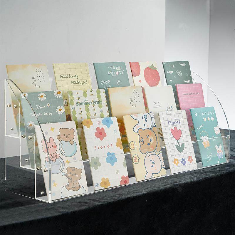 亚克力本册架书本架透明本子展示架阶梯超市文具店收纳置物架笔架,节庆用品/礼品,新娘配件,淘宝优惠券,粉丝福利购,淘宝优惠卷