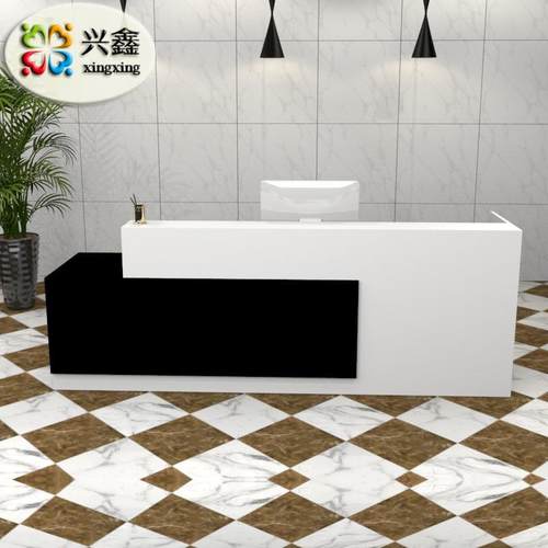 广东前台接待收银迎宾咨询台简约现代公司办公桌学校家具直销