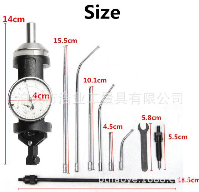 中心寻找规定中心表分度值0.01精度0.02定中心杠杆表0-3黑色