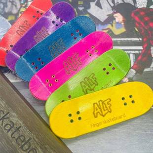 手指滑板专业32MM双面夹色加枫木单轴支架手工轮现货