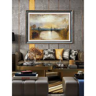 欧式美式复古油画框外框大尺寸装裱十字绣全家福相框镜框挂墙