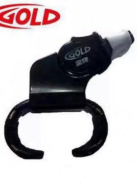 GOLD篮球足球裁判口哨比赛体育教学老师专用高频手持款虎头口哨子