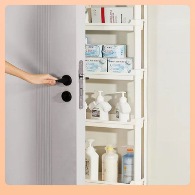 ?卫生间门后收纳柜浴室门后置物架家用厨房夹缝多层窄边柜