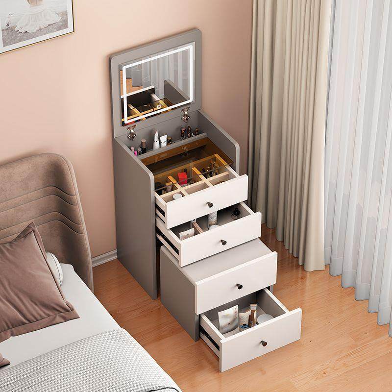 智能梳妆台隐翻盖式现代简约可折叠化妆桌奶油风多功能一体床头柜,电子元器件市场,其它元器件,淘宝优惠券,粉丝福利购,淘宝优惠卷