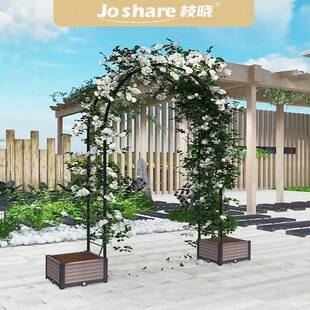 枝晓拱门套装花架爬藤支架花架拱形花园庭院拱门爬藤架