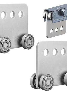 Unistrut滑轮承重吊轮推拉滑轮U型钢车型轨道门