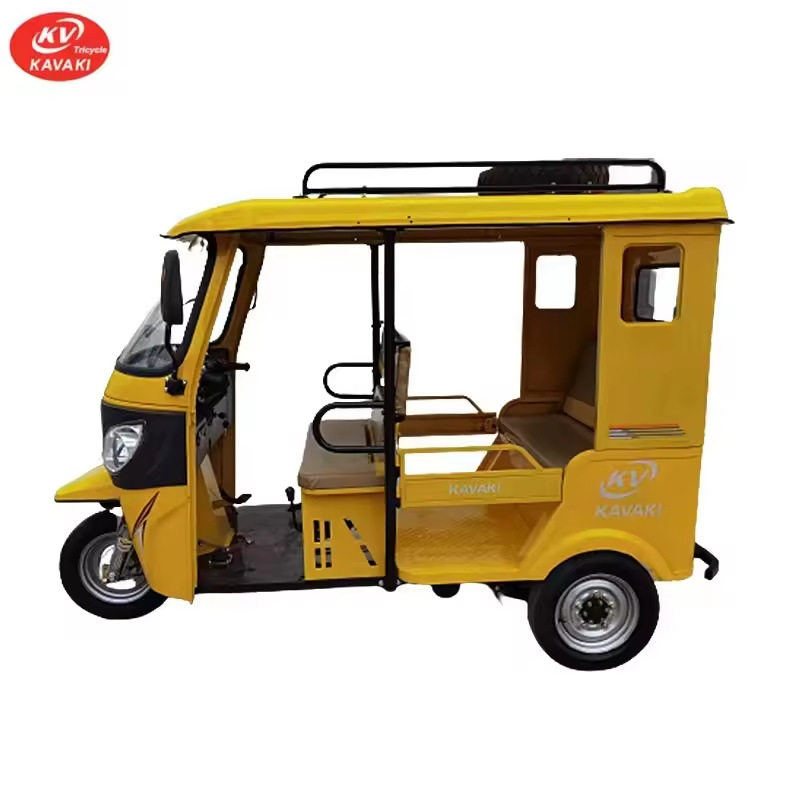 非洲热销TVS搭载6个乘客200CC汽油水冷载客车tuktuk