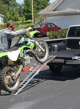 铝坡道RP501摩托坡道防滑铝合金运输装使用工具可移动折叠便捷式