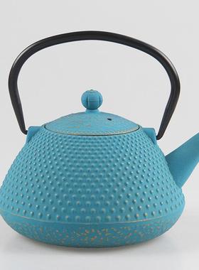 780ml颗粒欧美外贸出口铸铁壶带过滤网煮茶泡茶铸铁茶壶电商