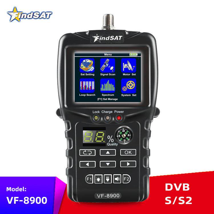 FindSATVF-8900高清寻星仪调星仪DVB-S2带手电筒指南针