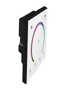 新款面板触摸86型LEDRGB(W)灯带墙控智能开关七彩调光控制器