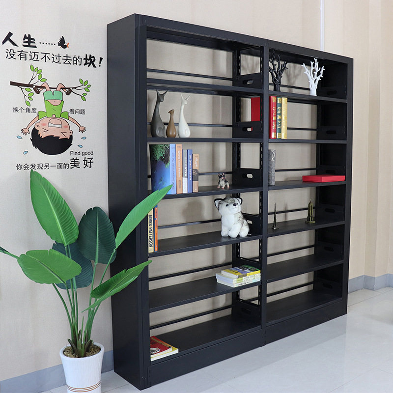 宇威学校图书馆专用钢制书架阅览室书店绘本架档案资料架厂家直销