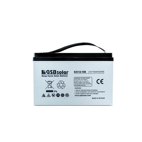 GSB solar GS12-100 12V100Ah太阳能蓄电池 带CE认证 储能专用