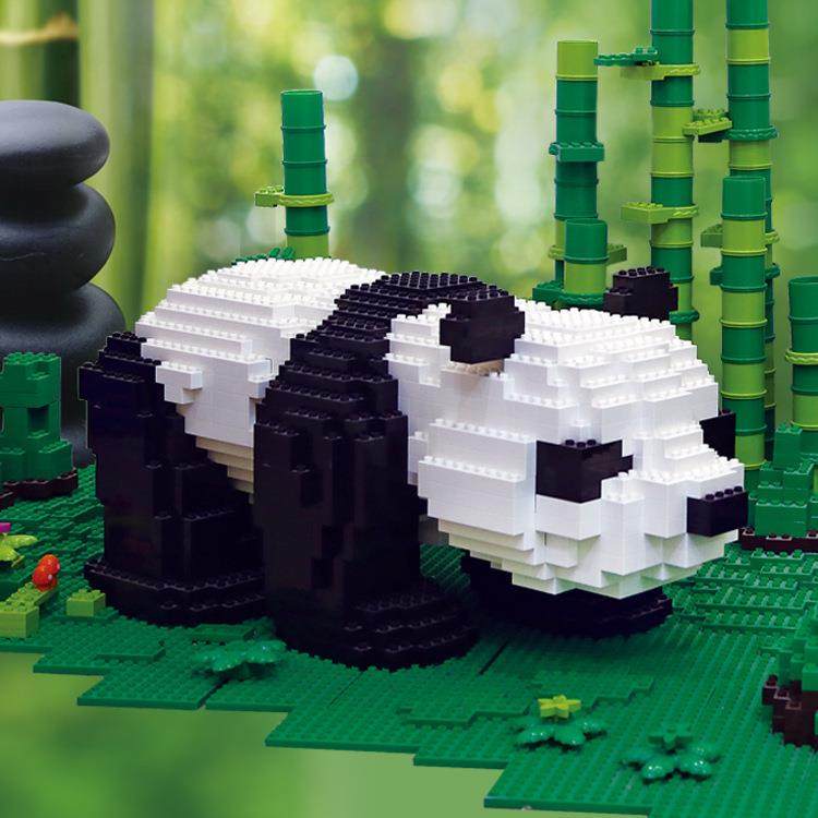 万格熊猫积木国宝动物造型场景摆件展示大颗粒拼搭玩具993模型,农用物资,其他肥料,淘宝优惠券,粉丝福利购,淘宝优惠卷