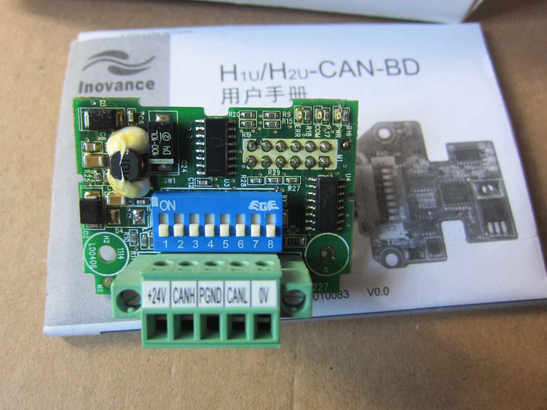 汇川H1u-CAN-BD/H1u-CAN-BD1/H1u-CAN-BD2/H1u-CAN-BD3PLC通讯卡