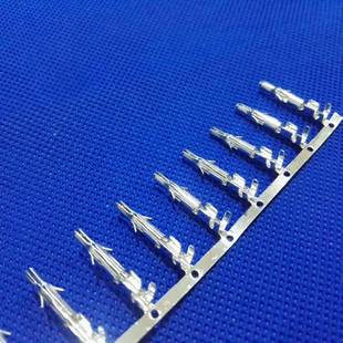 63080公端子DJ211A 2.1A一字型开口缝蟹脚接线端子连接器