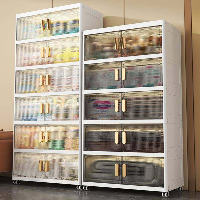 70面宽衣柜双开门透明可视收纳柜家用卧室简约塑料带轮落地整理柜,节庆用品/礼品,新娘配件,淘宝优惠券,粉丝福利购,淘宝优惠卷