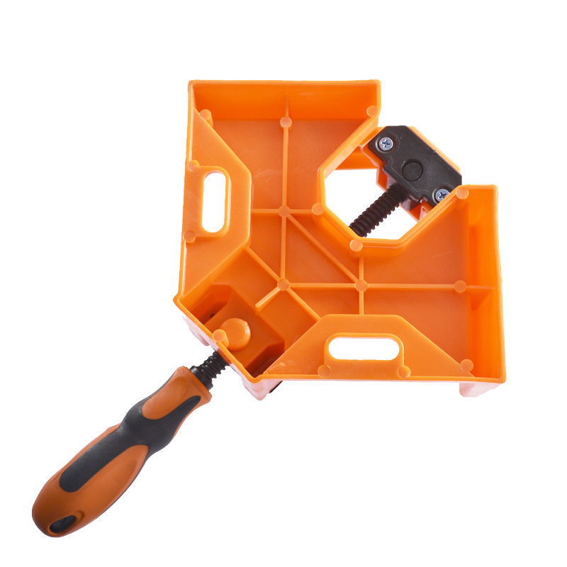90度直角夹单手柄可调塑料相框夹具木工打孔固定器DIY快速固定夹