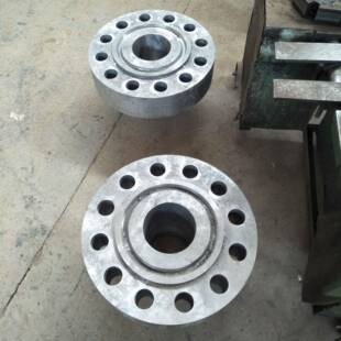 HG20615合金钢A182F11高压对焊法兰4寸CLASS2500高径对焊法兰RJ