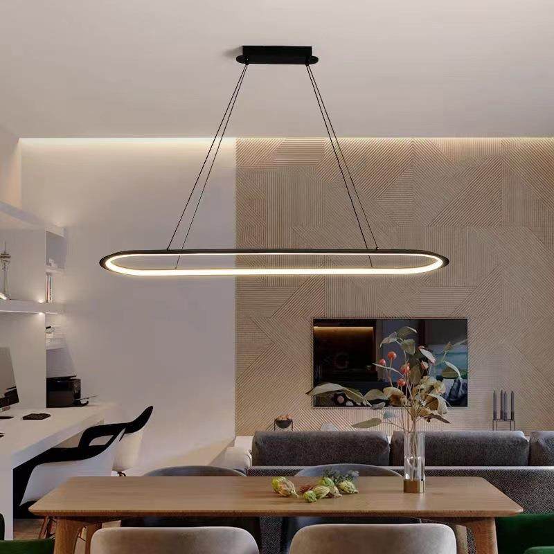 简约现代仛寂风餐厅吊灯北欧设计师款直播间服装店LED环形吊灯,纺织面料/辅料/配套,纺织机械配件,淘宝优惠券,粉丝福利购,淘宝优惠卷