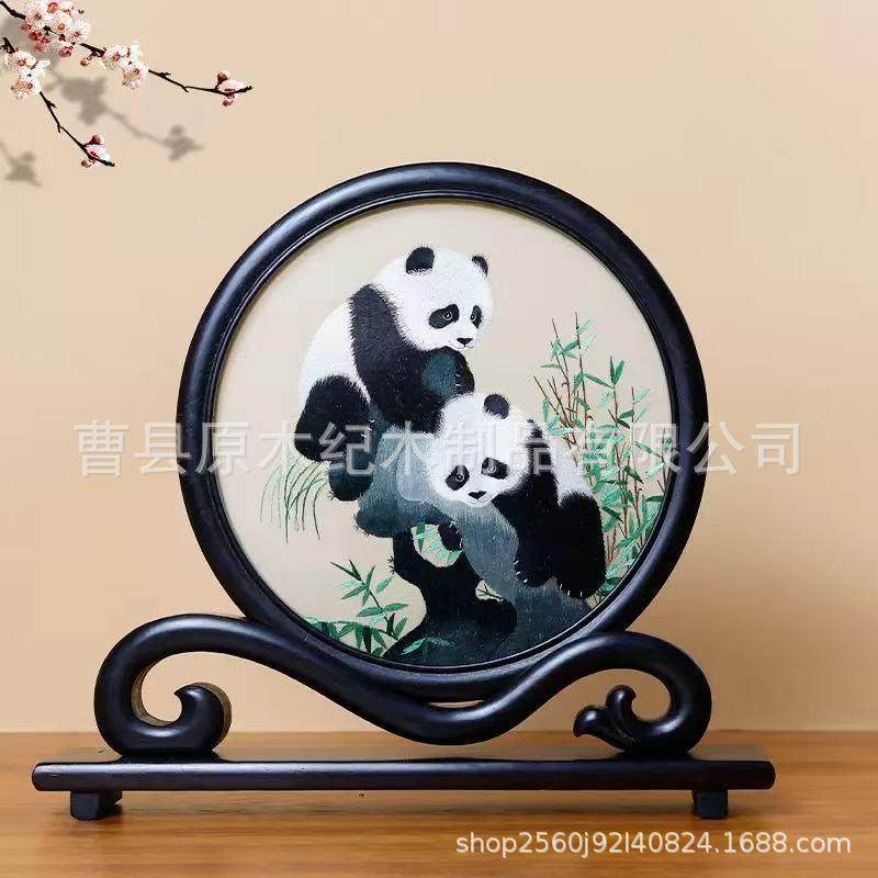 木质苏绣屏风摆件框架新中式手工刺绣展示台屏框办公室工艺品摆件,纺织面料/辅料/配套,纺织机械配件,淘宝优惠券,粉丝福利购,淘宝优惠卷