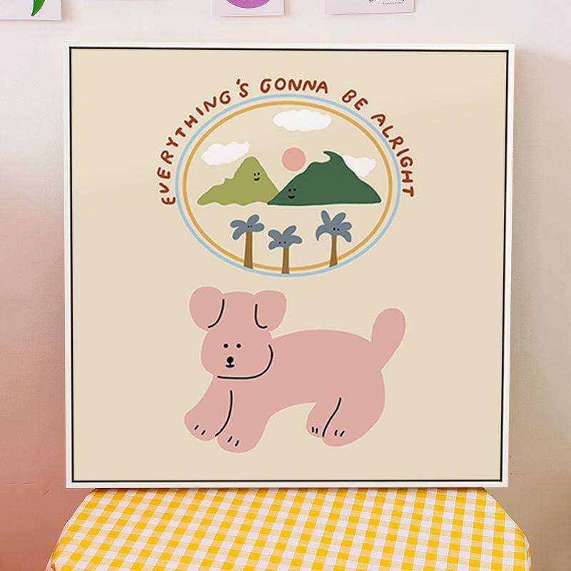 动物乐园北欧卡通动物儿童房装饰画温馨系列柜子摆画卧室床头画,纺织面料/辅料/配套,纺织机械配件,淘宝优惠券,粉丝福利购,淘宝优惠卷