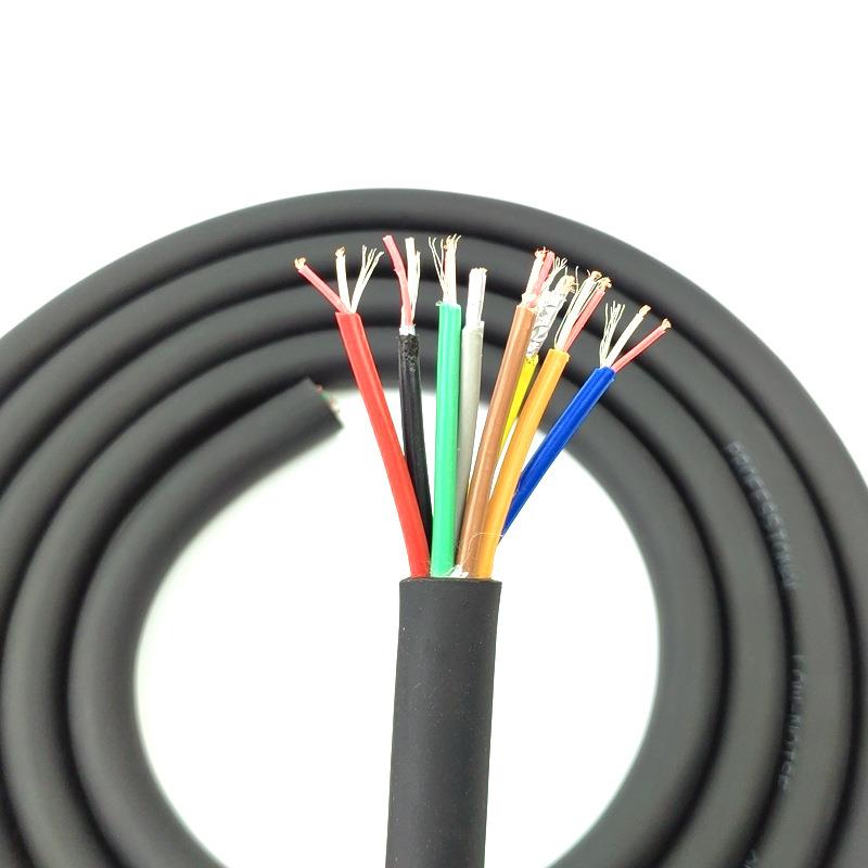 多讯道线缆8路多通道音频信号线舞台演出调音台卡侬公母8位彩虹线