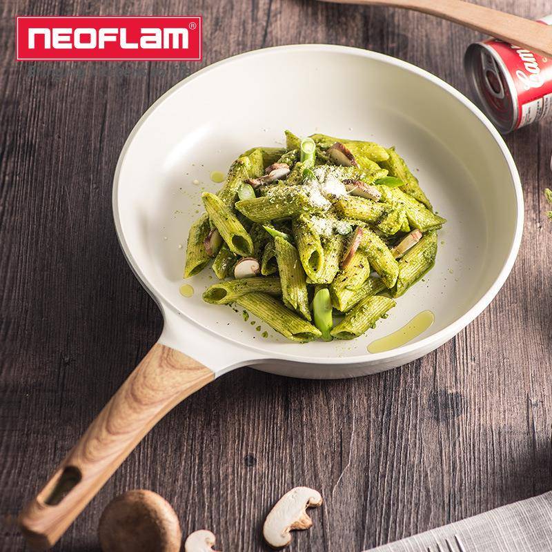 Neoflam陶瓷涂层日式不粘煎锅家用煎蛋煎牛排平底锅电磁炉不粘锅