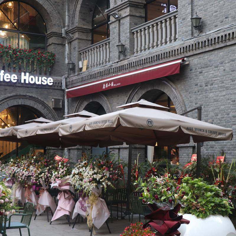 户外遮阳伞庭院伞四方室外花园露台阳台大太阳伞大型罗马伞岗亭伞,纺织面料/辅料/配套,纺织机械配件,淘宝优惠券,粉丝福利购,淘宝优惠卷