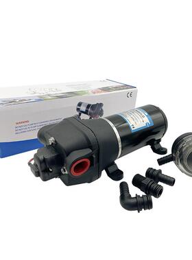 FL-40微型房车隔膜泵12V直流自吸增压泵家用游艇大流量淡水泵