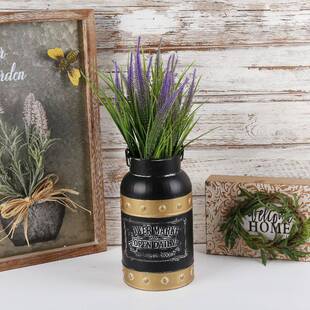 鲜花桶干花花桶花盆花器花店鲜花铁皮桶仿古花桶