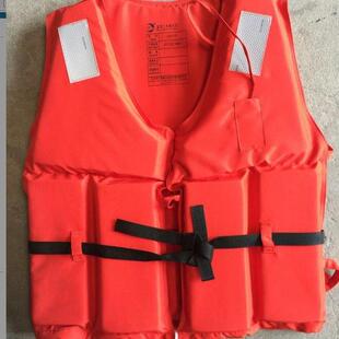 JHY新标准加大加厚船用工作救生衣大浮力卡扣背心渔检工作马夹