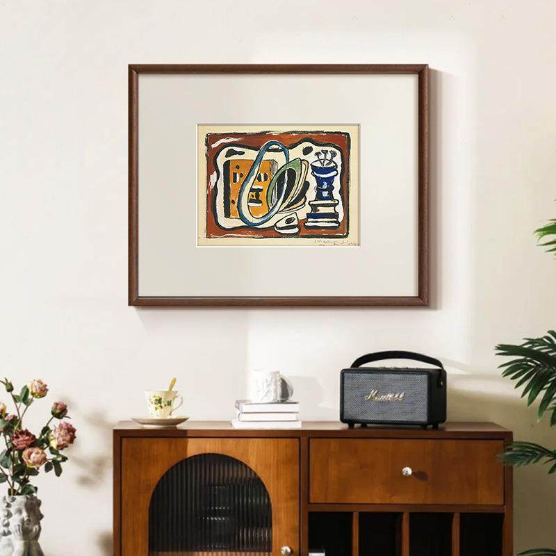 法式小众复古客厅装饰画玄关餐厅现代抽象艺术壁画走廊中古风挂画,电子元器件市场,其它元器件,淘宝优惠券,粉丝福利购,淘宝优惠卷