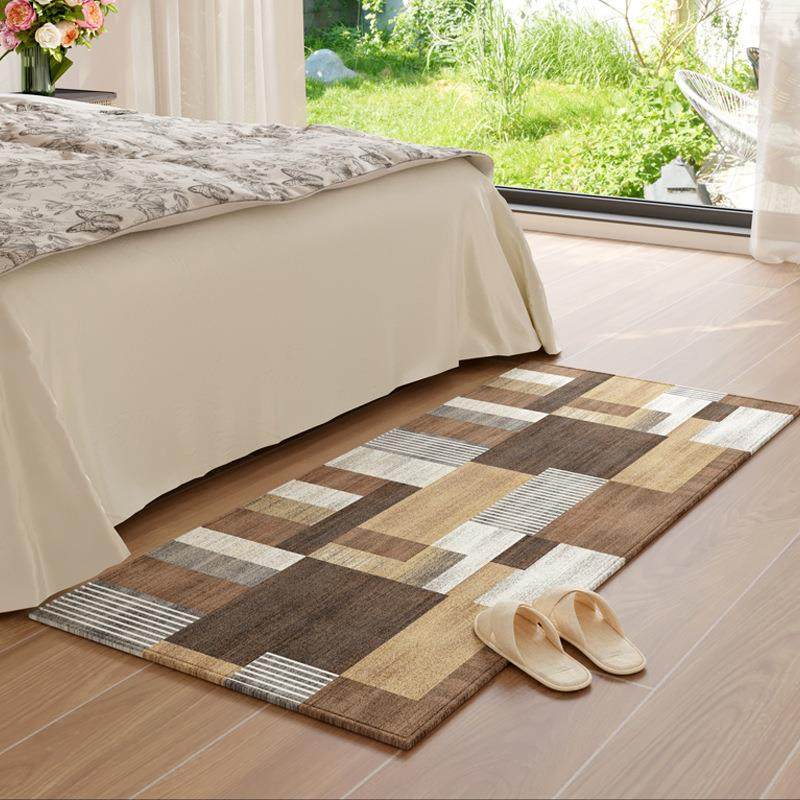 新款卧室地毯床边地毯长条脚垫床头垫子高级床尾书房中古沙发复古,鲜花速递/花卉仿真/绿植园艺,割草机/草坪机,淘宝优惠券,粉丝福利购,淘宝优惠卷