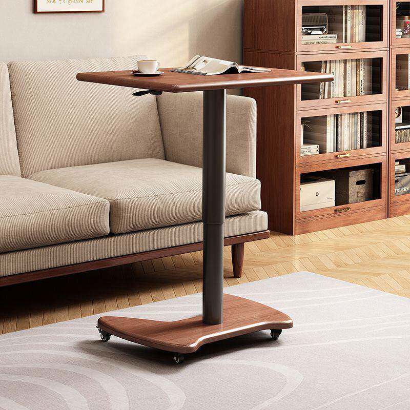 可移动边几实木升降电脑桌小户型床边桌子家用学习可折叠小书桌子