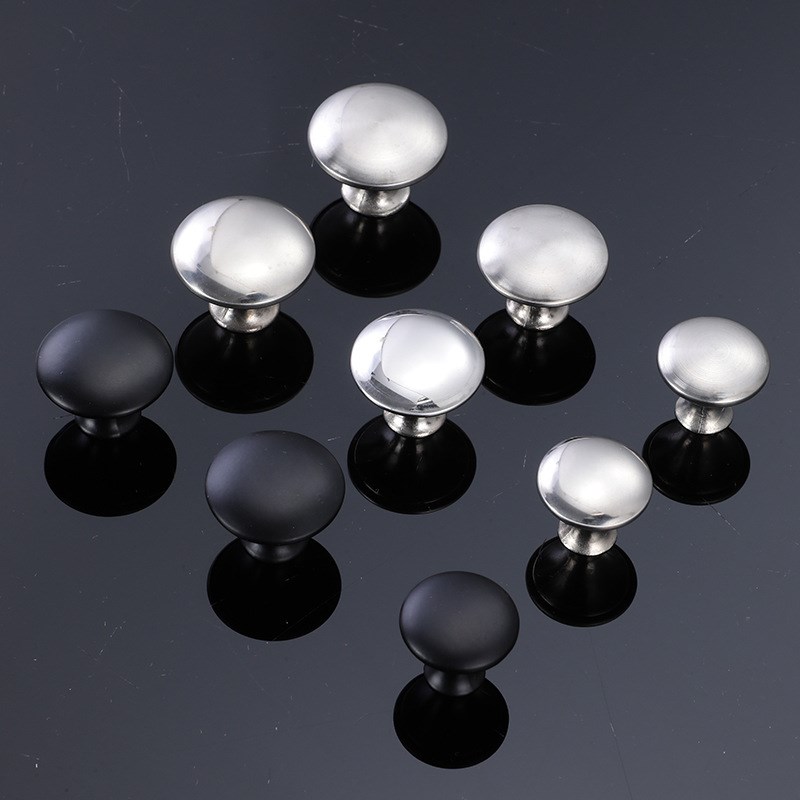 不锈钢橱柜新款上市锌合金重型美式五金黑色衣柜橱把手抽屉柜门