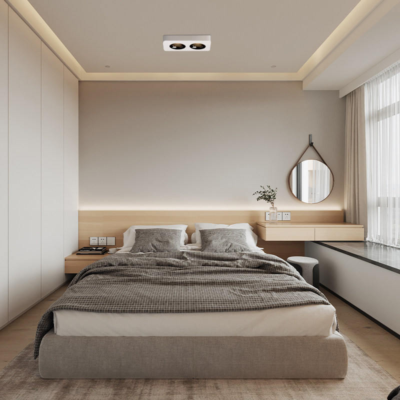 超薄明装射灯斗胆灯COB无主灯客厅照明led深防眩吸顶式筒灯盒子灯,家装灯饰光源,明装射灯,淘宝优惠券,粉丝福利购,淘宝优惠卷