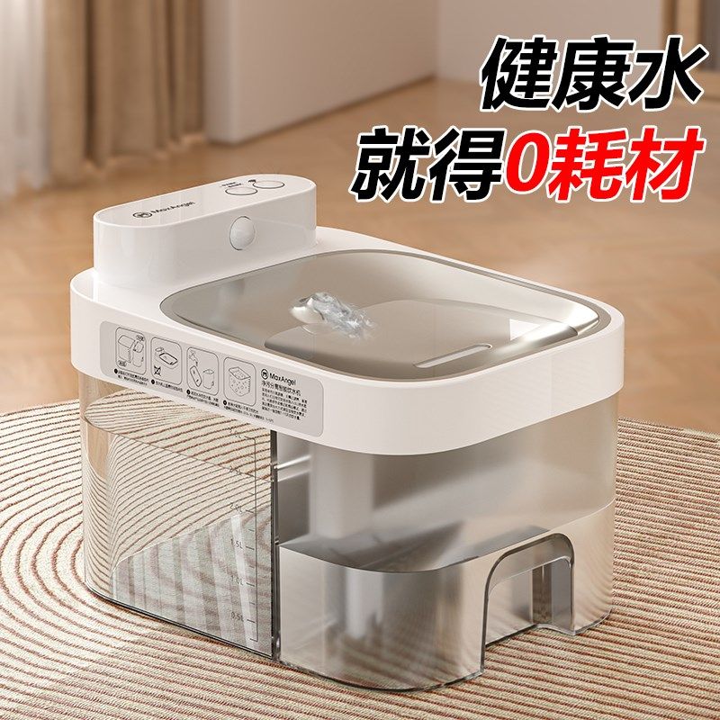 净污分离恒温猫咪饮水机自动循环流动狗狗喝水器不插电宠物饮水器
