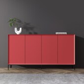 北欧简约柜子多功能超薄储物柜 柜烤漆家用门口玄关整装 意式 极简鞋