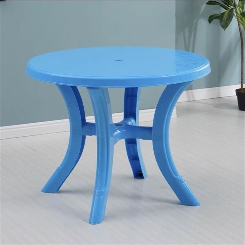 加厚塑料餐桌椅组合沙滩圆桌方桌户外烧烤摊夜市餐桌凳大排档桌子