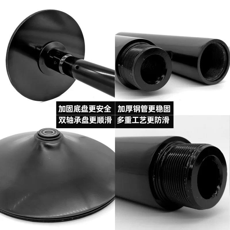 XPG黑色烤漆喷塑钢管转舞钢管旋跳固定活移动舞蹈动室舞管健腹杆