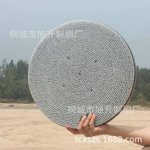 大直径圆盘刷手绑线猪鬃纳米尼龙丝毛刷盘子抛光研磨刷PVC板刷