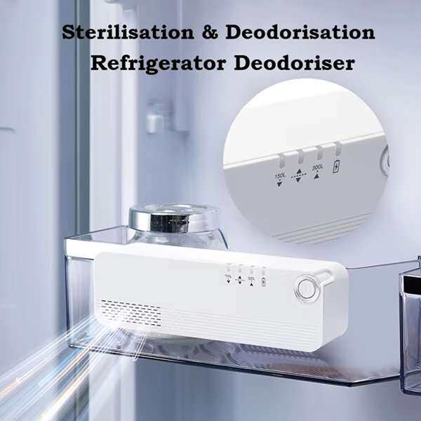 1件 颜色：如图色 材质：塑料+电子元件 冰箱除味器消毒器家用冰