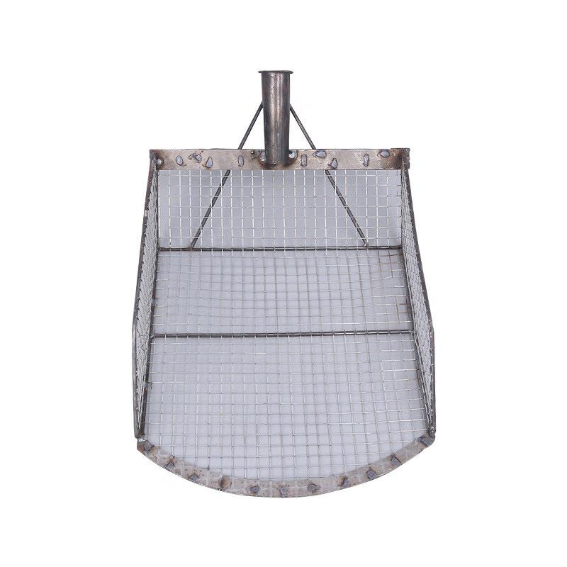 VLEN 筛土铁锹头 农用过滤花生玉米网眼漏土锨 方铲 5E00547