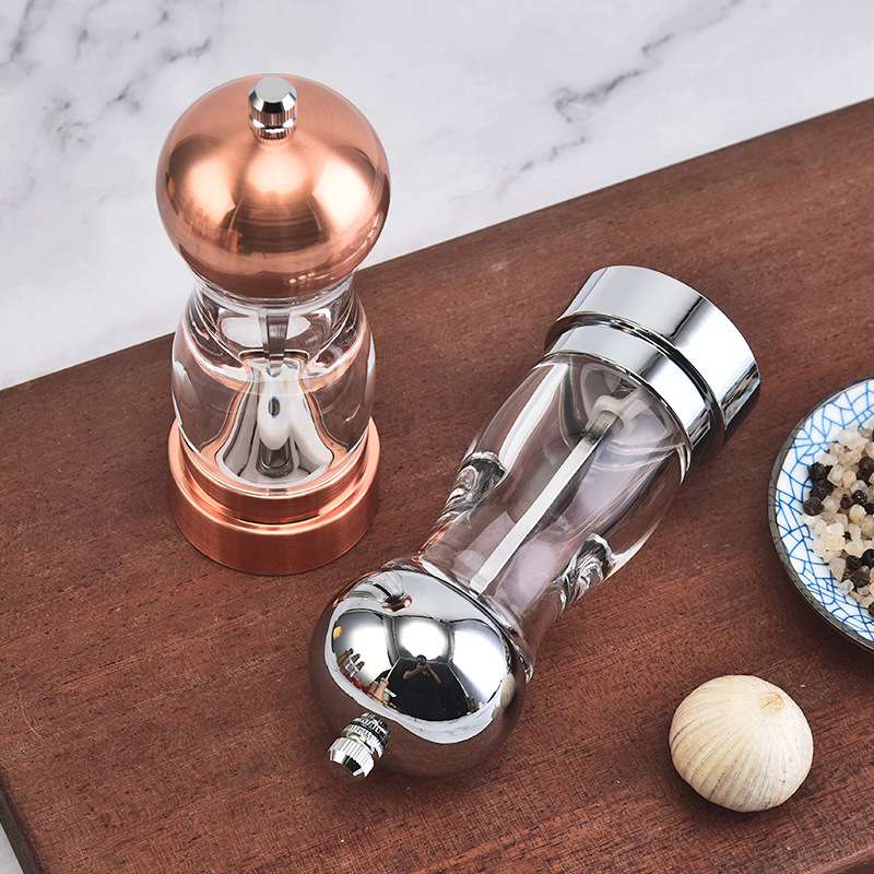 厨房海盐研磨瓶手动黑胡椒研磨器不锈钢咖啡碾磨机家用花椒调料