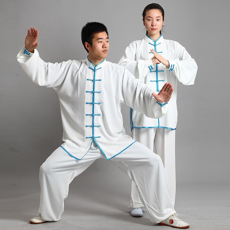 宏极太极服棉加丝太极服武术服练功服晨练服男女款7色