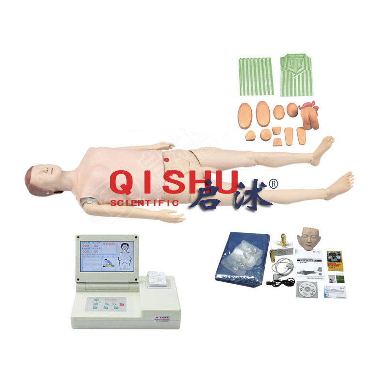 高级多功能护理急救训练模拟人心肺复苏橡皮人假人QS/CPR680A