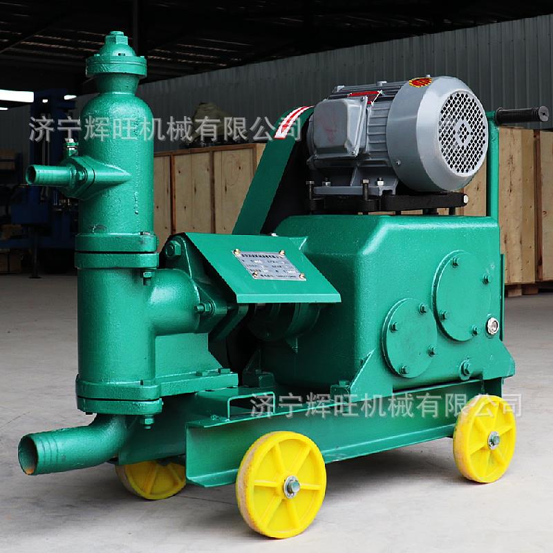 单缸灰浆水泥浆小型注浆机轻便有轮方便移动UB-3型活塞注浆泵